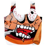 Brain Cartoon Animation Full Print Recycle Bag (XXL) Front