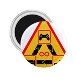 Gamer-geek-video-game-sign-fan 2.25  Magnets Front