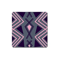 Abstract Pattern Geometric Backgrounds  Square Magnet by Eskimos