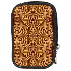 Abstract Pattern Geometric Backgrounds Compact Camera Leather Case by Eskimos