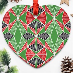 Abstract Pattern Geometric Backgrounds  Ornament (heart) by Eskimos