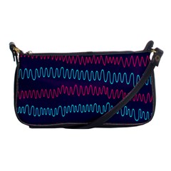 Waves Shoulder Clutch Bag