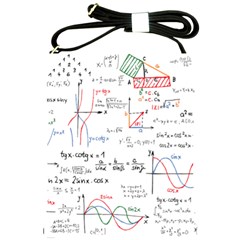 Math Formula Pattern Shoulder Sling Bag by Sapixe