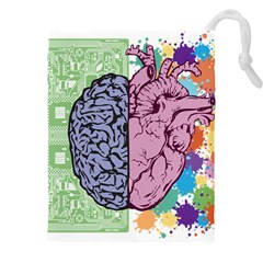 Brain Heart Balance Drawstring Pouch (5xl)