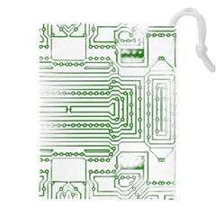 Circuit Board Drawstring Pouch (5xl)