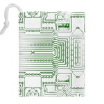 Circuit Board Drawstring Pouch (5XL) Back