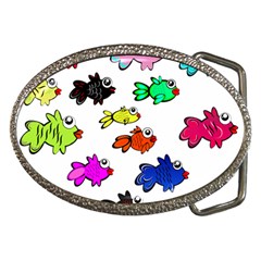 Fish Fishes Marine Life Swimming Water Belt Buckles by Sapixe