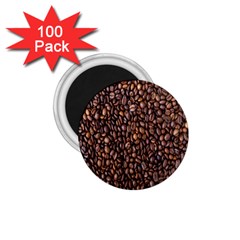 Coffee Beans Food Texture 1 75  Magnets (100 Pack)  by artworkshop