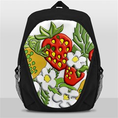 Strawberries Berry Strawberry Leaves Backpack Bag by Wegoenart