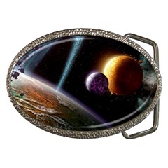 Planets In Space Belt Buckles by Sapixe