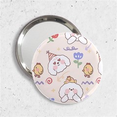 Chicken Dog Flower Sun Pattern 2 25  Handbag Mirrors by Sudhe