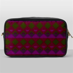 Illustration Argyle Pattern Argyle Background Toiletries Bag (one Side) by danenraven