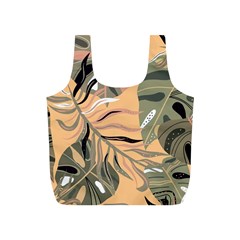 Leaves Monstera Picture Print Pattern Full Print Recycle Bag (s) by Ravend