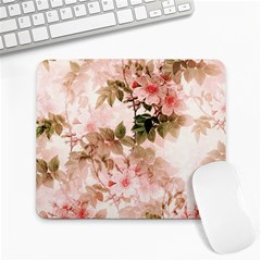 Flower Plant Vintage Retro Large Mousepads by Ravend