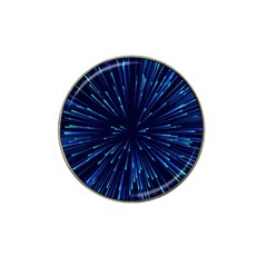 Particle Art Background Blue Hat Clip Ball Marker (10 Pack) by Ravend