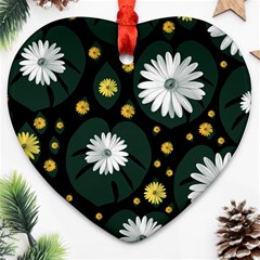 Background Pattern Texture Flower Ornament (heart)