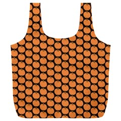 Cute Pumpkin Black Small Full Print Recycle Bag (xxl) by ConteMonfrey