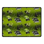 Ocultism Wicca Real Witch Halloween  Double Sided Fleece Blanket (Small)  45 x34  Blanket Back