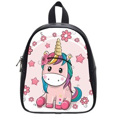 Cartoon Unicorn Fantasy School Bag (small) by Jancukart