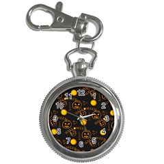 Halloween Background Pattern Key Chain Watches by Ravend