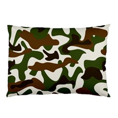 Camouflage Print Pattern Pillow Case by Ravend