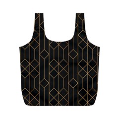 Illustrations Art Geometric Pattern Full Print Recycle Bag (m) by Ravend