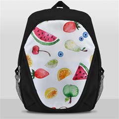 Fruit Summer Vitamin Watercolor Backpack Bag by Wegoenart