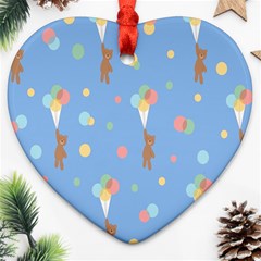 Bear 5 Ornament (heart)