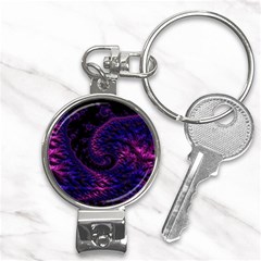 Fractal Mandelbrot Abstract Background Pattern Nail Clippers Key Chain