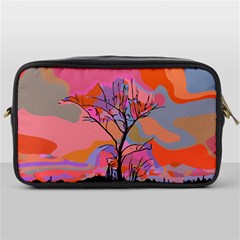 Tree Landscape Abstract Nature Colorful Scene Toiletries Bag (one Side) by danenraven