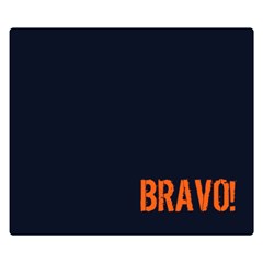 Bravo! Italian Saying Double Sided Flano Blanket (small)  by ConteMonfrey