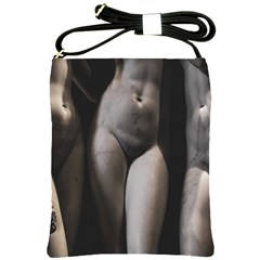 Three Graces Sculpture Detail Shoulder Sling Bag by dflcprintsclothing