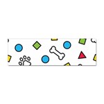 Dog Paw Seamless Pattern Footprint Bone Sticker (Bumper) Front