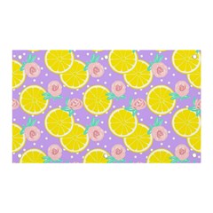 Purple Lemons  Banner And Sign 5  X 3  by ConteMonfrey