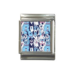 Dogs-seamless-pattern Italian Charm (13mm) by Wegoenart