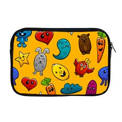 Graffiti Characters Seamless Ornament Apple Macbook Pro 17  Zipper Case by Wegoenart