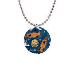 Missile Pattern 1  Button Necklace by Wegoenart