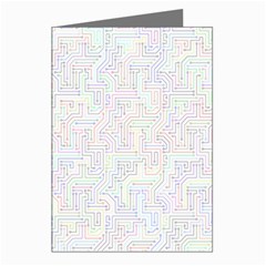 Computer Cyber Circuitry Circuits Electronic Greeting Cards (pkg Of 8)