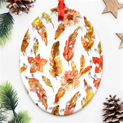 Hot Colors Nature Glimpse Ornament (oval Filigree)