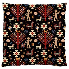 Carpet-symbols Large Flano Cushion Case (one Side)