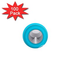 Blue Washing Machine, Electronics 1  Mini Magnets (100 Pack)  by Jancukart