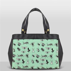 Insects Pattern Oversize Office Handbag (2 Sides) by Valentinaart