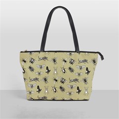 Insects Pattern Classic Shoulder Handbag by Valentinaart