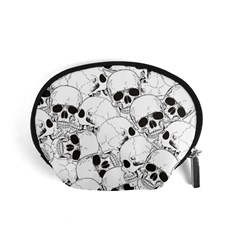 Skull Pattern Accessory Pouch (small) by Valentinaart