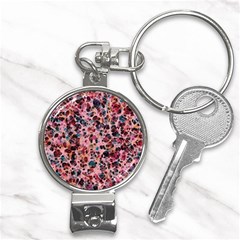 Cells In A Red Space Nail Clippers Key Chain