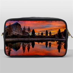 Lago Di Limides Dolomites Alps Italy Mountains Toiletries Bag (one Side) by danenraven