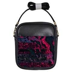 Granite Glitch Girls Sling Bag by MRNStudios