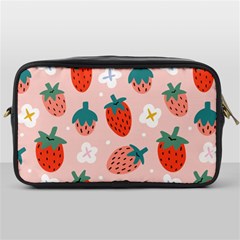 Strawberry-seamless-pattern Toiletries Bag (one Side) by Pakemis