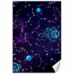 Realistic-night-sky-poster-with-constellations Canvas 20  x 30  19.62 x28.9  Canvas - 1