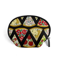 Vector-seamless-pattern-with-italian-pizza-top-view Accessory Pouch (small) by Pakemis